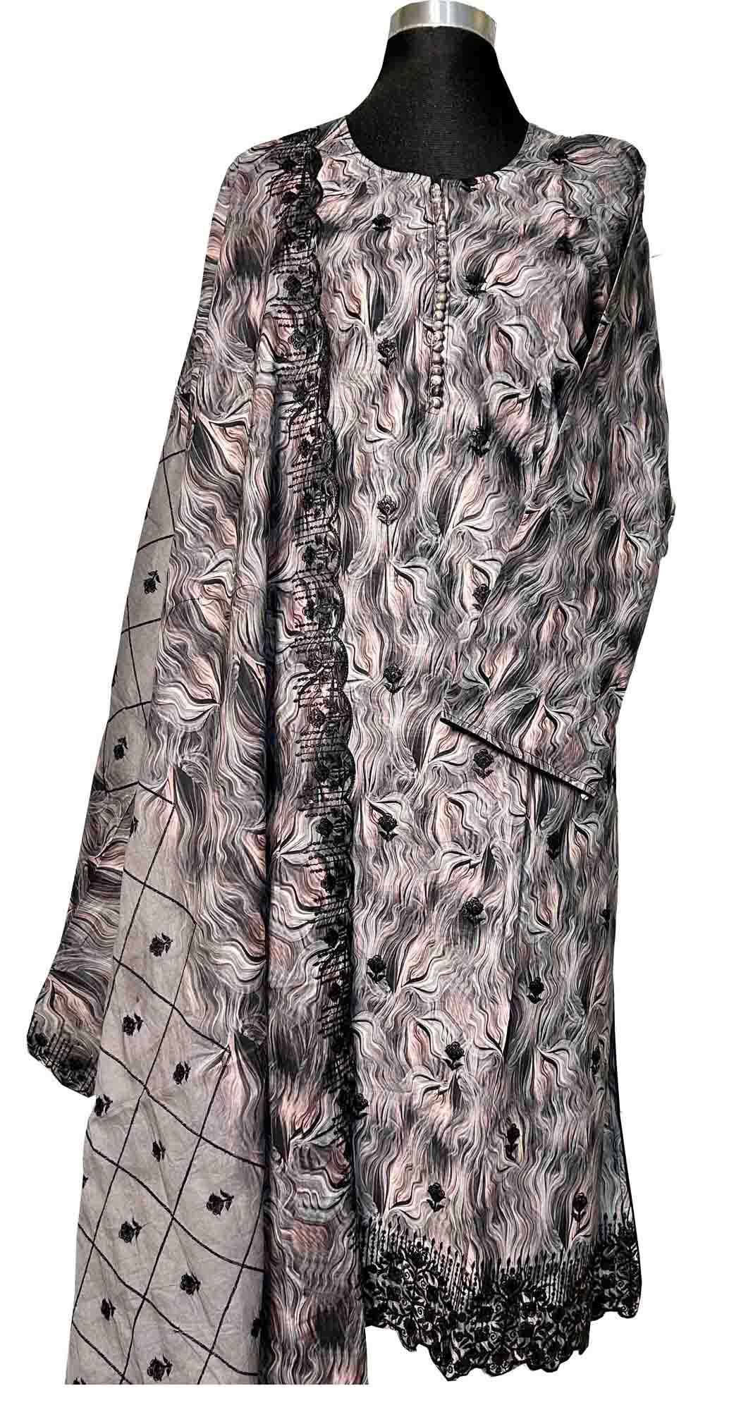 Classic Desi Pakistani Embroidered 3-Piece