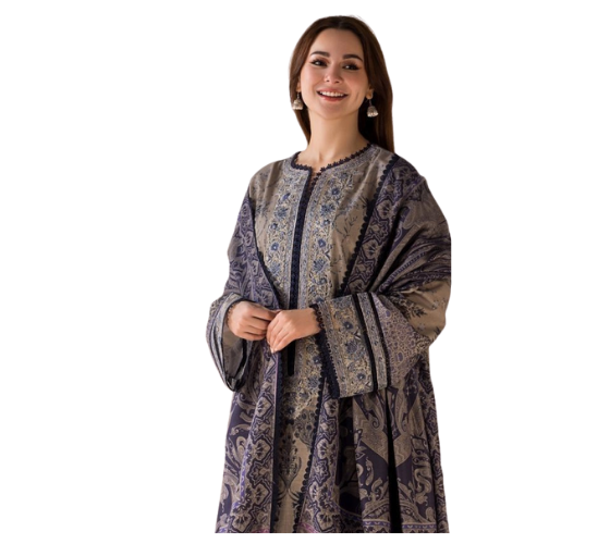 Mustard Embroidered Balkan Fusion Theme Shalwar Kameez