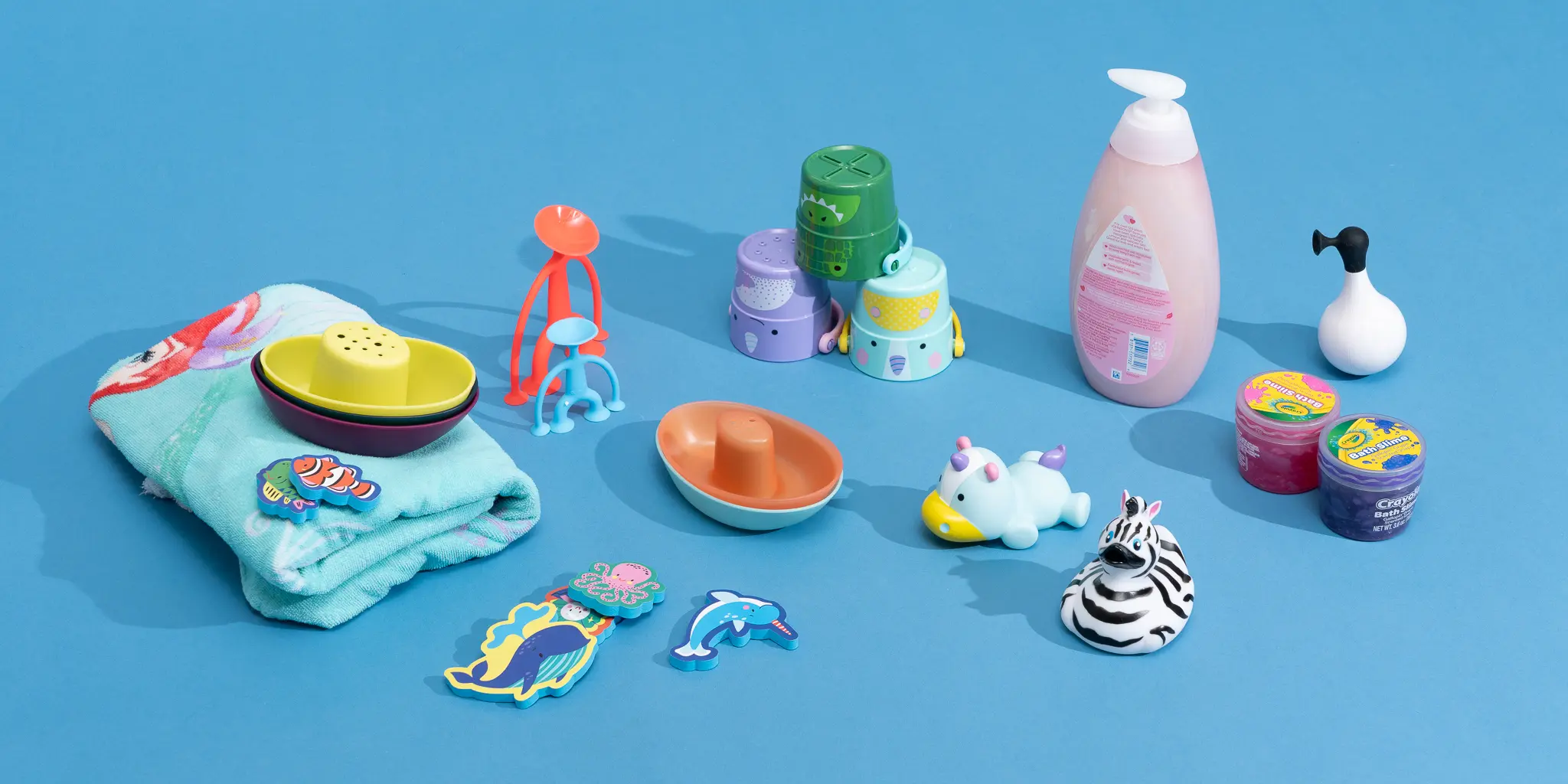 Happy child with Kid's Care products